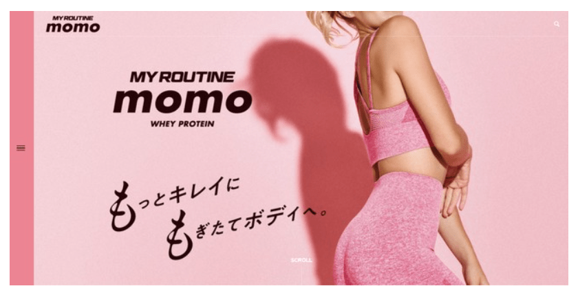 女性向けプロテインブランド「マイルーティーン MOMO」の専用ブランドサイトを開設